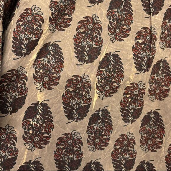 Jaded Gypsy Printed Cotton Tunic Dress One Size Hi-Low V-neck - Picture 3 of 7